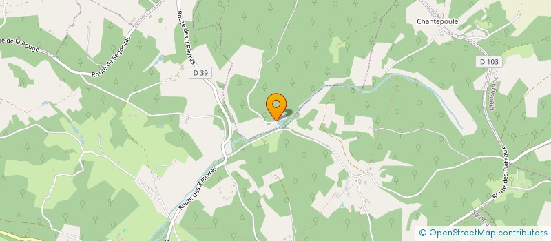 localisation de l'entreprise MOULIN DU PONT  LISLE