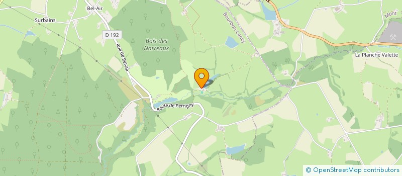 localisation de l'entreprise MOULIN DU ROY  BOURBON-LANCY