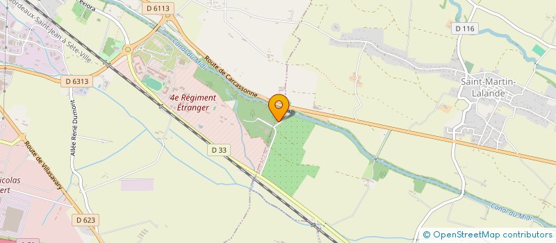 localisation de l'entreprise MOULIN DU VIVIER  SAINT-MARTIN-LALANDE