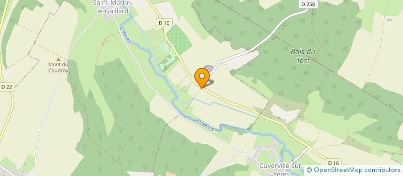 localisation de l'entreprise MOULIN FONTAINE  SAINT-MARTIN-LE-GAILLARD