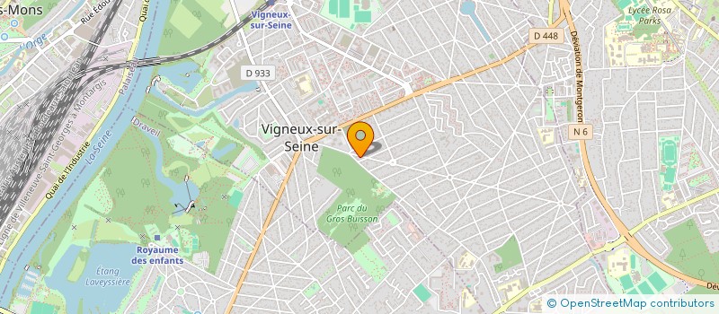 localisation de l'entreprise MOULIN FRERES à VIGNEUX-SUR-SEINE