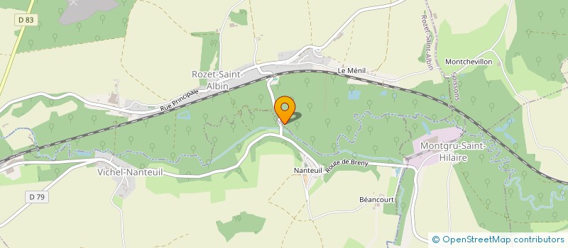 localisation de l'entreprise MOULIN HOCHE  ROZET-SAINT-ALBIN