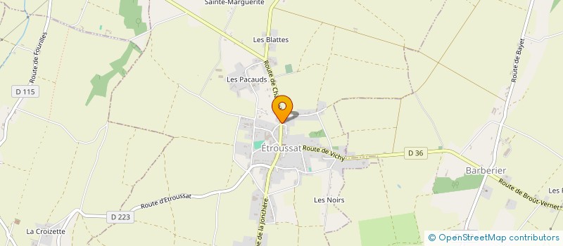 localisation de l'entreprise MOULIN IMMO  ETROUSSAT