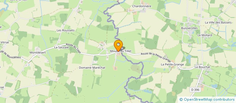 localisation de l'entreprise MOULIN JANNET ET FILS à CURCIAT-DONGALON