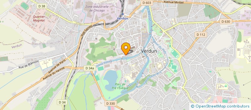 localisation de l'entreprise MOULIN L'EVEQUE à VERDUN