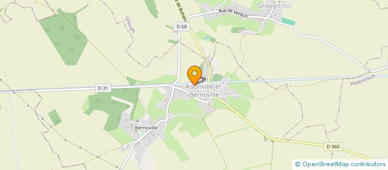 localisation de l'entreprise MOULIN MAYEUX  AISONVILLE-ET-BERNOVILLE