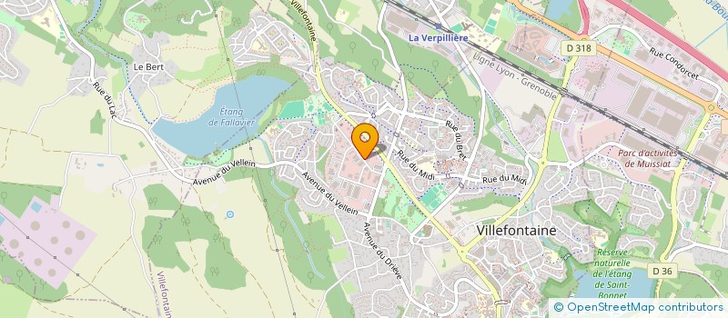 localisation de l'entreprise MOULIN MENAGER  VILLEFONTAINE