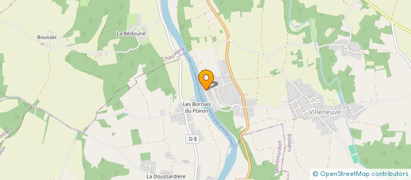 localisation de l'entreprise MOULIN MILON  CHAUVIGNY