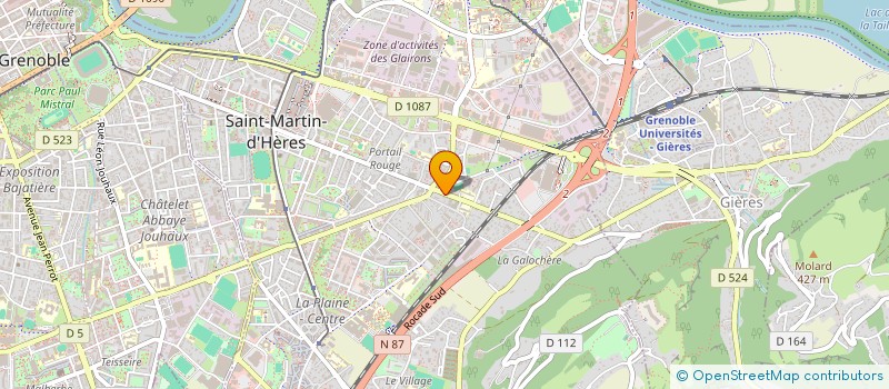 localisation de l'entreprise MOULIN MISTRAL  SAINT-MARTIN-D'HERES