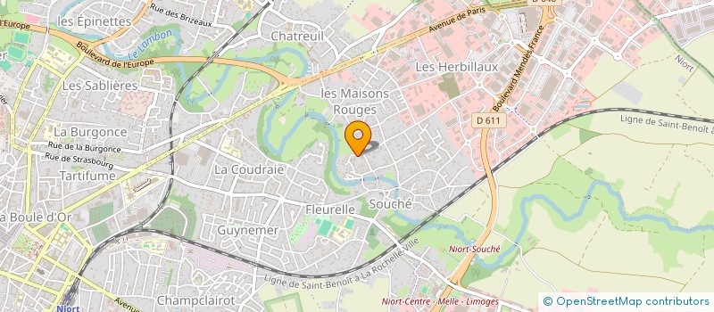 localisation de l'entreprise MOULIN PREMIER  NIORT