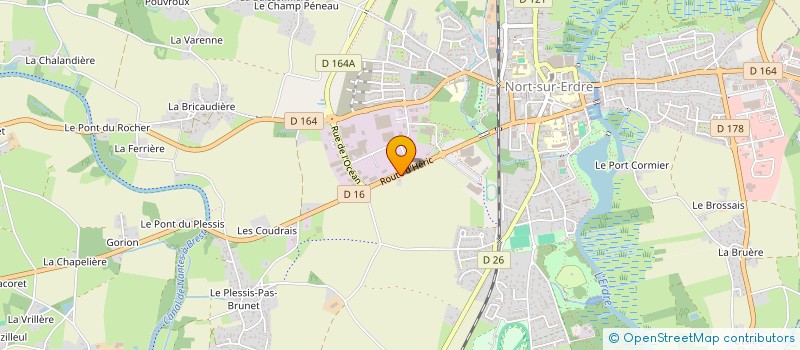 localisation de l'entreprise MOULIN ROTY LA BOUTIQUE  NORT SUR ERDRE