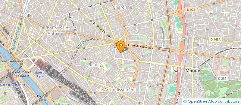 localisation de l'entreprise MOULIN ROUGE RE  PARIS