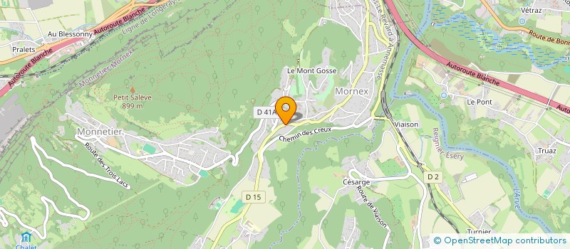 localisation de l'entreprise MOULIN SOLEIL  MONNETIER-MORNEX