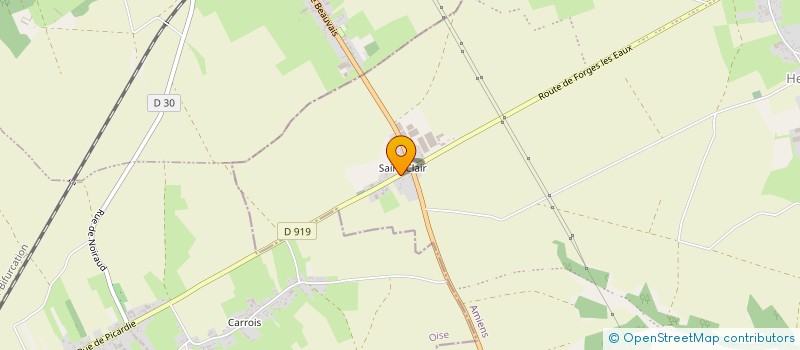 localisation de l'entreprise MOULIN ST VAST  POIX-DE-PICARDIE