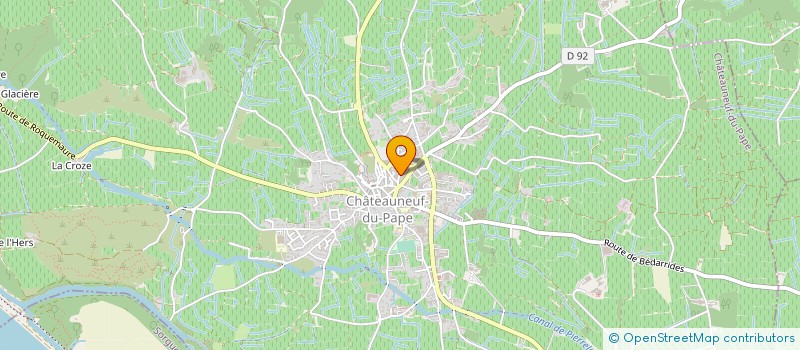 localisation de l'entreprise MOULIN TACUSSEL  CHATEAUNEUF-DU-PAPE