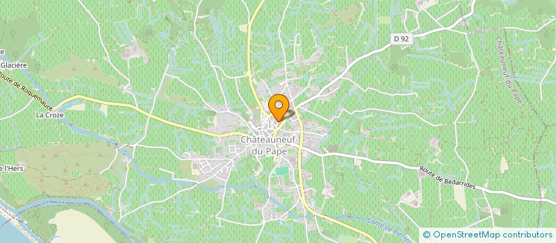 localisation de l'entreprise MOULIN TACUSSEL  CHATEAUNEUF-DU-PAPE