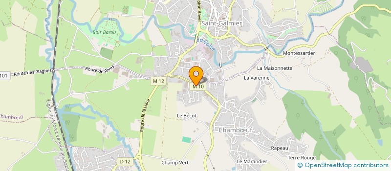 localisation de l'entreprise MOULIN TP à CHAMBŒUF