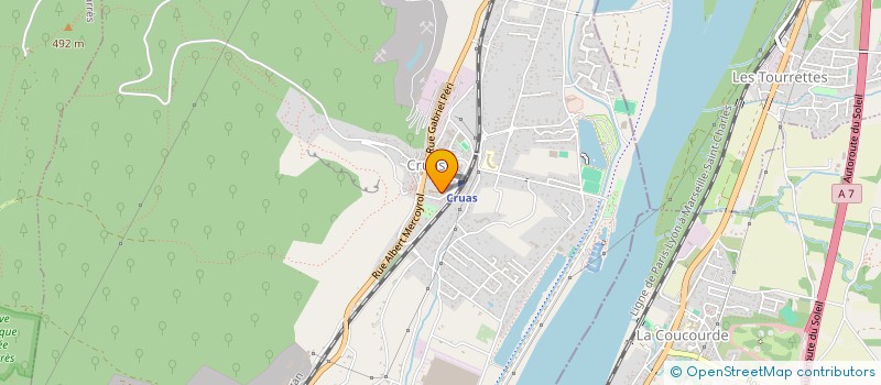 localisation de l'entreprise MOULIN & WILLEMIN  CRUAS