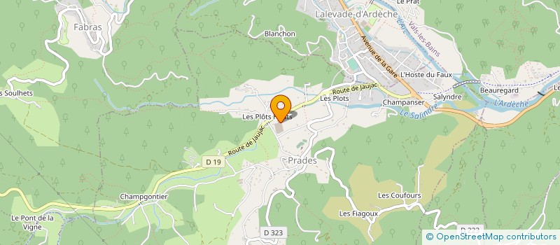 localisation de l'entreprise MOULINAGE JOSEPH VERNEDE à PRADES
