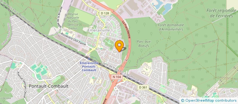 localisation de l'entreprise MOULINES1999  EMERAINVILLE