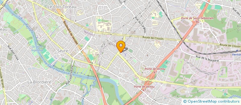 localisation de l'entreprise MOULINET VTC  VERTOU