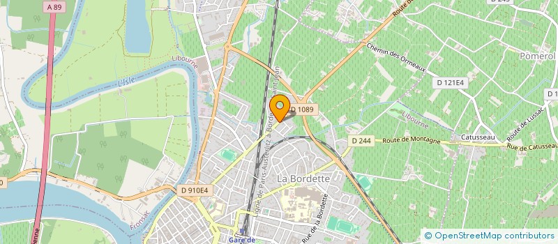 localisation de l'entreprise MOULINIE JACQUES SARL à LIBOURNE