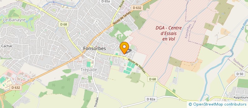 localisation de l'entreprise MOULINIER 2051  SAINTE-FOY-DE-PEYROLIERES