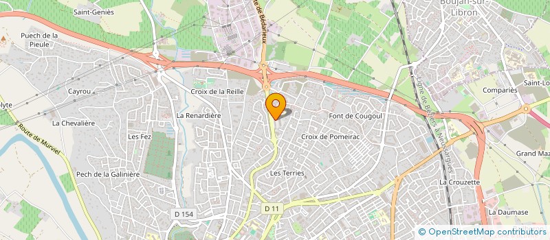 localisation de l'entreprise MOULINS A VENT  BEZIERS
