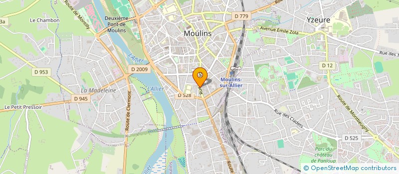 localisation de l'entreprise MOULINS AUTOMOBILES à MOULINS