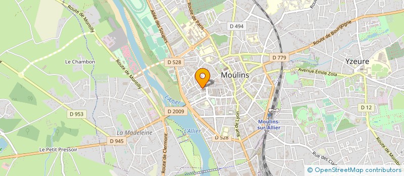 localisation de l'entreprise MOULINS CENTRE DE VIE  MOULINS
