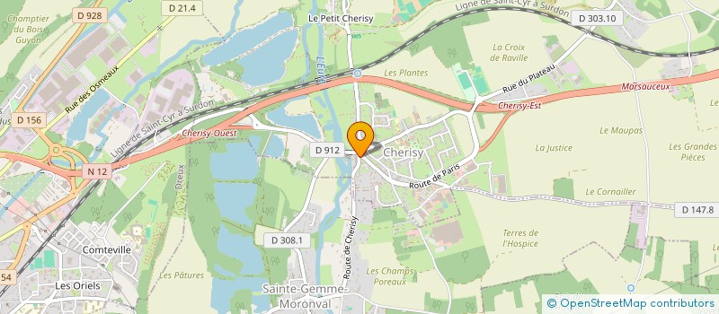 localisation de l'entreprise MOULINS DE CHERISY-LETHUILLIER à CHERISY