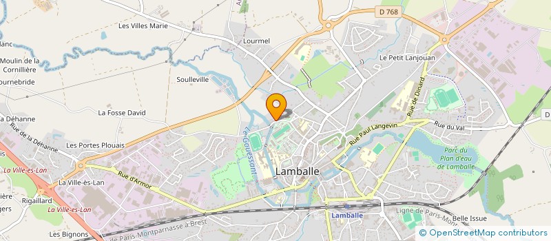 localisation de l'entreprise MOULINS DE LAMBALLE à LAMBALLE-ARMOR
