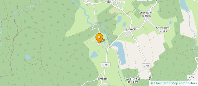 localisation de l'entreprise MOULINS DE ROMANET  SAINT-GERMAIN-DE-MODEON