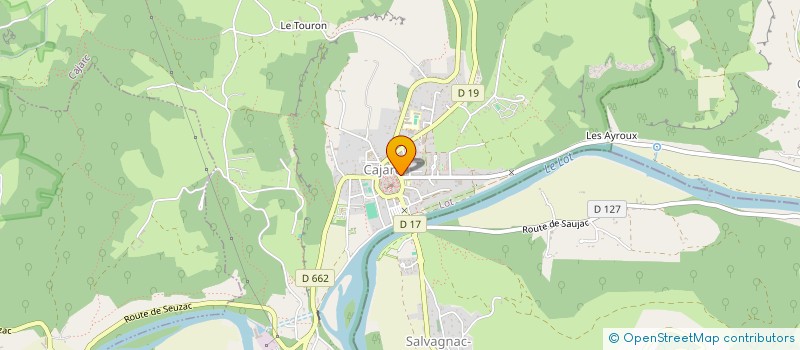 localisation de l'entreprise MOULINS DU QUERCY LOT ET TARN-ET-GARONNE  CAJARC