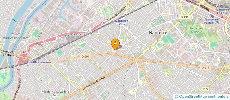 localisation de l'entreprise MOULINS LANGLAIS  NANTERRE