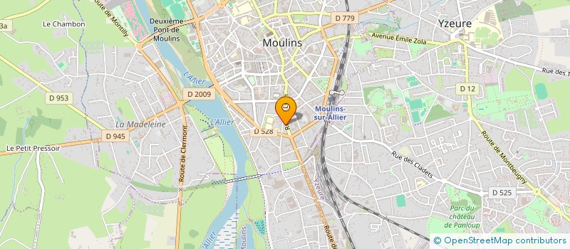 localisation de l'entreprise MOULINS MUSIC ORGANISATION à MOULINS
