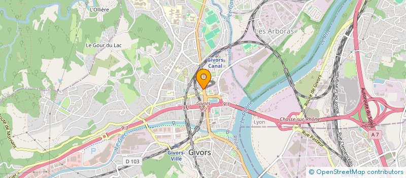 localisation de l'entreprise MOULINSART  GIVORS