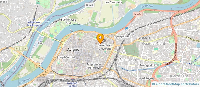 localisation de l'entreprise MOULINSART  AVIGNON