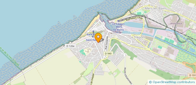 localisation de l'entreprise MOULINSART  LE TREPORT