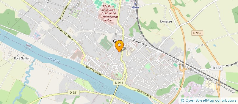 localisation de l'entreprise MOULINSVAL  GIEN