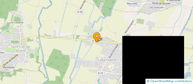 localisation de l'entreprise MOULIS MICKAEL  LABASTIDETTE