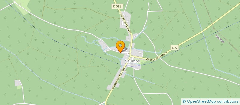 localisation de l'entreprise MOULIS TP  SAUMOS