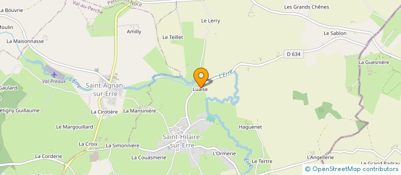 localisation de l'entreprise MOULLAISE à SAINT-HILAIRE-SUR-ERRE