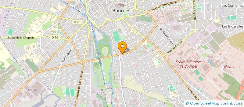 localisation de l'entreprise MOULON  BOURGES