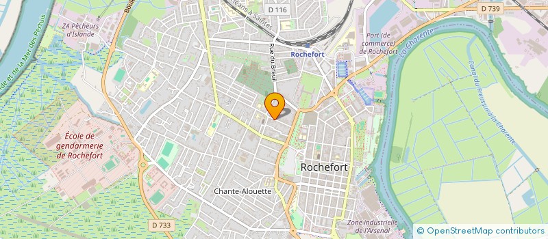 localisation de l'entreprise MOULON JEANNEY LMNP  ROCHEFORT