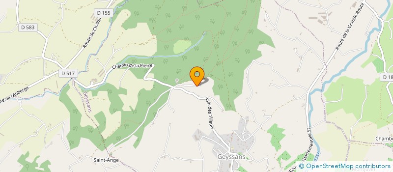 localisation de l'entreprise MOULUN GUILLAUME HAUTEUR  GEYSSANS