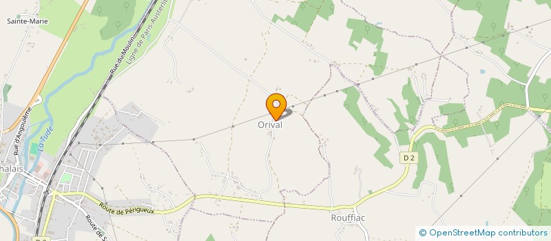 localisation de l'entreprise MOULURES D'AQUITAINE à SAINT-ROMAIN