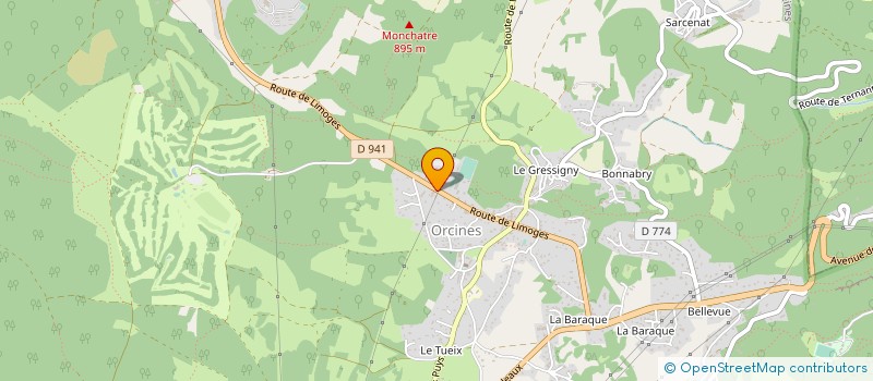 localisation de l'entreprise MOULURES VASSON à ORCINES