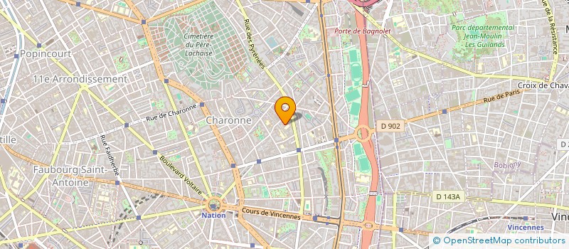 localisation de l'entreprise MOUMEN TRANSPORT  PARIS