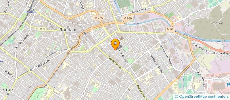 localisation de l'entreprise MOUMIA SARL  ROUBAIX